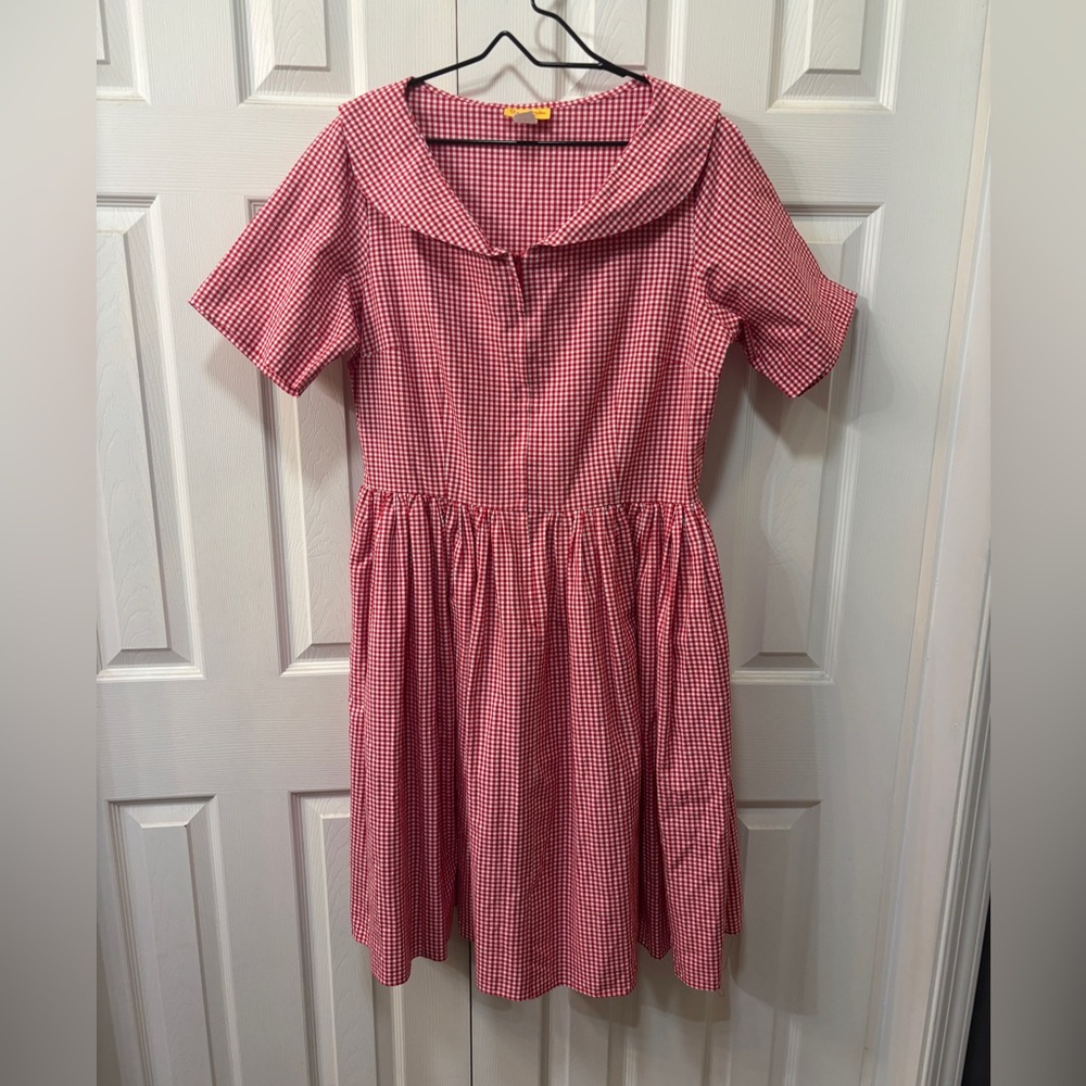 Bernie Dexter Classic Red Gingham Dress